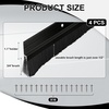 image:imageDoor Sweep Brush Aluminum 1 x 36 Inch Black 8 SetBlack