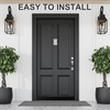 image:imageDoor Sweep Brush Aluminum 1 x 36 Inch Black 8 SetBlack