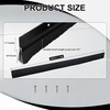 image:imageDoor Sweep Brush Aluminum 1 x 36 Inch Black 8 SetBlack