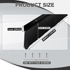 image:imageDoor Sweep Brush Aluminum 1 x 36 Inch Black 8 SetBlack