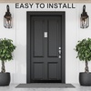 image:imageDoor Sweep Brush Aluminum 1 x 36 Inch Black 8 SetBlack