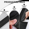 image:imageDoor Sweep Brush Aluminum 1 x 36 Inch Black 8 SetBlack