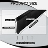 image:imageDoor Sweep Brush Aluminum 1 x 36 Inch Black 8 SetBlack