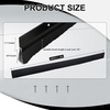 image:imageDoor Sweep Brush Aluminum 1 x 36 Inch Black 8 SetBlack