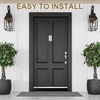 image:imageDoor Sweep Brush Aluminum 1 x 36 Inch Black 8 SetBlack