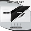 image:imageDoor Sweep Brush Aluminum 1 x 36 Inch Black 8 SetBlack