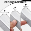 image:imageDoor Sweep Brush Aluminum 1 x 36 Inch Black 8 SetGray