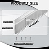 image:imageDoor Sweep Brush Aluminum 1 x 36 Inch Black 8 SetGray