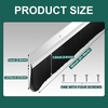 image:imageDoor Sweep Brush Aluminum 1 x 36 Inch Black 8 SetSilver