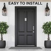 image:imageDoor Sweep Brush Aluminum 1 x 36 Inch Black 8 SetSilver