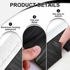 image:imageDoor Sweep Brush Aluminum 1 x 36 Inch Black 8 SetSilver