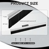 image:imageDoor Sweep Brush Aluminum 1 x 36 Inch Black 8 SetSilver