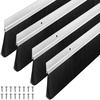 image:imageDoor Sweep Brush Aluminum 1 x 36 Inch Black 8 SetSilver