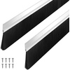 image:imageDoor Sweep Brush Aluminum 1 x 36 Inch Black 8 SetSilver