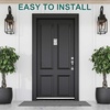 image:imageDoor Sweep Brush Aluminum 1 x 36 Inch Black 8 SetSilver