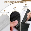 image:imageDoor Sweep Brush Aluminum 1 x 36 Inch Black 8 SetSilver
