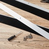 image:imageDoor Sweep Brush Aluminum 1 x 36 Inch Black 8 SetSilver