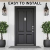 image:imageDoor Sweep Brush Aluminum 1 x 36 Inch Black 8 SetWhite