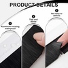 image:imageDoor Sweep Brush Aluminum 1 x 36 Inch Black 8 SetWhite
