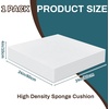 image:imageFrienda 1 Pack 1 x 18 x 18 Upholstery High Density Craft Foam WhiteWhite