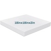 image:imageFrienda 1 Pack 1 x 18 x 18 Upholstery High Density Craft Foam WhiteWhite