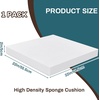 image:imageFrienda 1 Pack 1 x 18 x 18 Upholstery High Density Craft Foam WhiteWhite