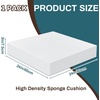 image:imageFrienda 1 Pack 1 x 18 x 18 Upholstery High Density Craft Foam WhiteWhite