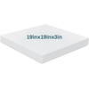 image:imageFrienda 1 Pack 1 x 18 x 18 Upholstery High Density Craft Foam WhiteWhite