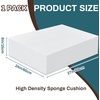 image:imageFrienda 1 Pack 1 x 18 x 18 Upholstery High Density Craft Foam WhiteWhite