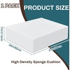 image:imageFrienda 1 Pack 1 x 18 x 18 Upholstery High Density Craft Foam WhiteWhite