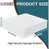 image:imageFrienda 1 Pack 1 x 18 x 18 Upholstery High Density Craft Foam WhiteWhite