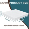 image:imageFrienda 1 Pack 1 x 18 x 18 Upholstery High Density Craft Foam WhiteWhite