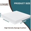 image:imageFrienda 1 Pack 1 x 18 x 18 Upholstery High Density Craft Foam WhiteWhite