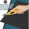 image:imageFrienda 1 Pack 36 x 24 x 3 Upholstery High Density Craft Foam WhiteBlack
