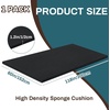 image:imageFrienda 1 Pack 36 x 24 x 3 Upholstery High Density Craft Foam WhiteBlack