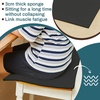image:imageFrienda 1 Pack 36 x 24 x 3 Upholstery High Density Craft Foam WhiteBlack