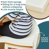 image:imageFrienda 1 Pack 36 x 24 x 3 Upholstery High Density Craft Foam WhiteWhite