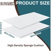 image:imageFrienda 1 Pack 36 x 24 x 3 Upholstery High Density Craft Foam WhiteWhite