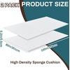 image:imageFrienda 1 Pack 36 x 24 x 3 Upholstery High Density Craft Foam WhiteWhite