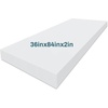 image:imageFrienda 1 Pack 36 x 24 x 3 Upholstery High Density Craft Foam WhiteWhite