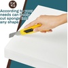 image:imageFrienda 1 Pack 36 x 24 x 3 Upholstery High Density Craft Foam WhiteWhite