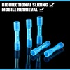 image:imageFrienda 1000 Pcs Awg 2216 Heat Shrink Butt Connectors RedBlue