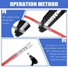image:imageFrienda 1000 Pcs Awg 2216 Heat Shrink Butt Connectors RedWhite