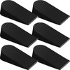 image:imageFrienda 16 Pack Large Door Stoppers Heavy Duty Rubber Stopper for Bottom of Door Wedge Stopper for Home Office BlackBlack
