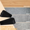 image:imageFrienda 16 Pack Large Door Stoppers Heavy Duty Rubber Stopper for Bottom of Door Wedge Stopper for Home Office BlackBlack