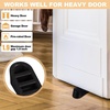 image:imageFrienda 16 Pack Large Door Stoppers Heavy Duty Rubber Stopper for Bottom of Door Wedge Stopper for Home Office BlackBlack