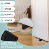 image:imageFrienda 16 Pack Large Door Stoppers Heavy Duty Rubber Stopper for Bottom of Door Wedge Stopper for Home Office BlackBlack
