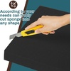 image:imageFrienda 2 Pack 2 x 16 x 16 Upholstery High Density Foam Square WhiteBlack