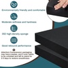 image:imageFrienda 2 Pack 2 x 16 x 16 Upholstery High Density Foam Square WhiteBlack