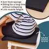 image:imageFrienda 2 Pack 2 x 16 x 16 Upholstery High Density Foam Square WhiteBlack